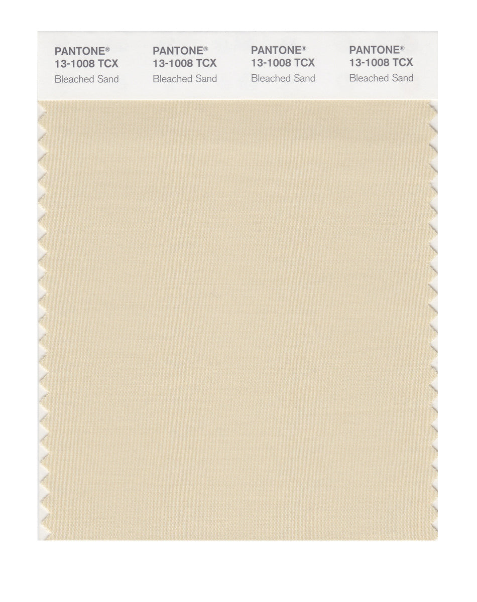 Pantone SMART Color Swatch Card 13-1008 TCX Bleached Sand - Columbia ...