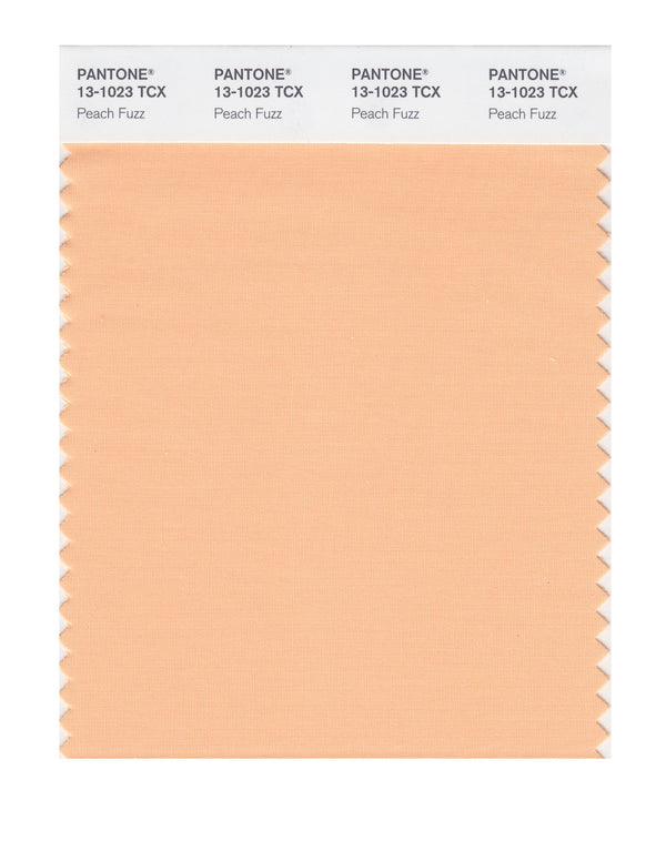 Pantone SMART Color Swatch Card 13-1023 TCX (Peach Fuzz) Color of the Year 2024