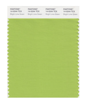Pantone SMART Color Swatch 14-0244 TCX Bright Lime Green