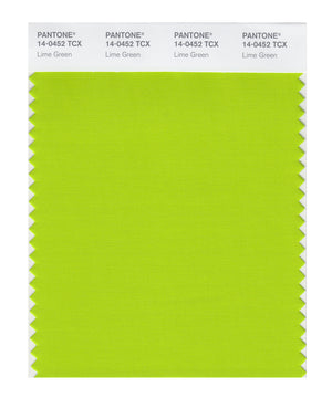 Pantone SMART Color Swatch 14-0452 TCX Lime Green
