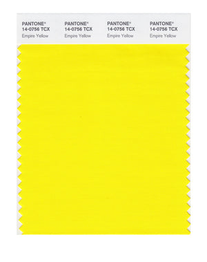 Pantone SMART Color Swatch 14-0756 TCX Empire Yellow