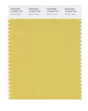 Pantone SMART Color Swatch 14-0837 TCX Misted Yellow
