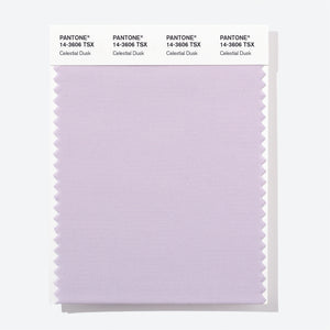Pantone Polyester Swatch Card 14-3606 TSX Celestial Dusk