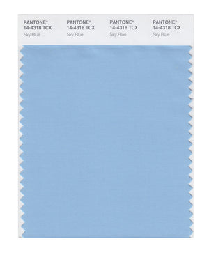 Pantone SMART Color Swatch 14-4318 TCX Sky Blue