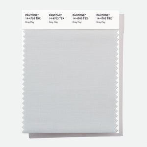 Pantone Polyester Swatch Card 14-4703 TSX Gray Day
