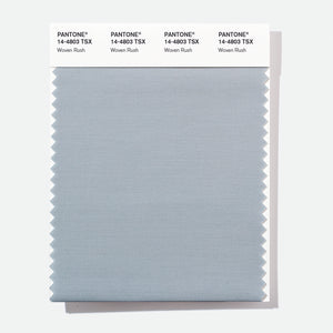 Pantone Polyester Swatch Card 14-4803 TSX Woven Rush