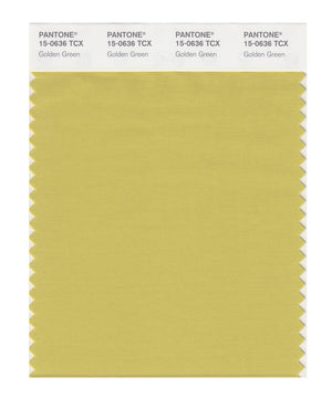 Pantone SMART Color Swatch 15-0636 TCX Golden Green