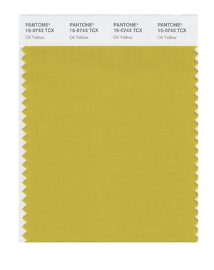 Pantone SMART Color Swatch 15-0743 TCX Oil Yellow