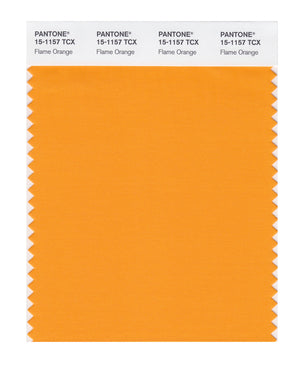 Pantone SMART Color Swatch 15-1157 TCX Flame Orange