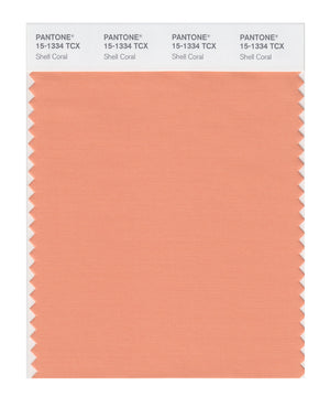 Pantone SMART Color Swatch 15-1334 TCX Shell Coral