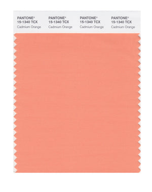 Pantone SMART Color Swatch 15-1340 TCX Cadmium Orange