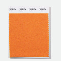 Pantone Polyester Swatch Card 15-1363 TSX Live Wire - Columbia