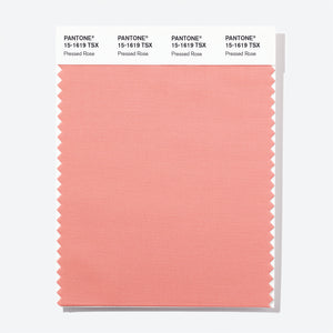 Pantone Polyester Swatch Card 15-1619 TSX Pressed Rose