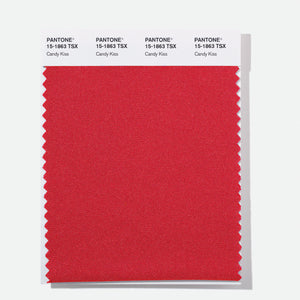 Pantone Polyester Swatch Card 15-1863 TSX Candy Kiss