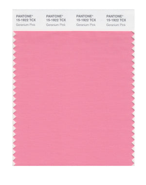 Pantone SMART Color Swatch 15-1922 TCX Geranium Pink