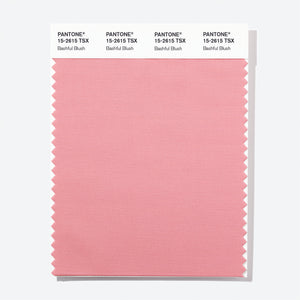 Pantone Polyester Swatch Card 15-2615 TSX Bashful Blush