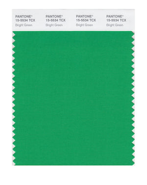 Pantone SMART Color Swatch 15-5534 TCX Bright Green