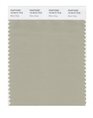 Pantone SMART Color Swatch 15-6410 TCX Moss Gray