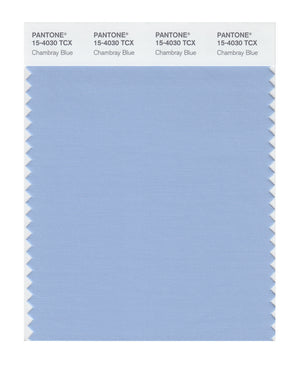 Pantone SMART Color Swatch 15-4030 TCX Chambray Blue