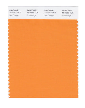 Pantone SMART Color Swatch 16-1257 TCX Sun Orange