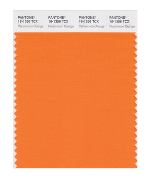 Pantone SMART Color Swatch 16-1356 TCX Persimmon Orange