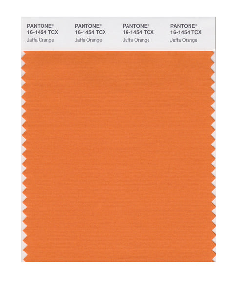 Pantone SMART Color Swatch Card 16-1454 TCX Jaffa Orange - Columbia ...