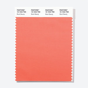 Pantone Polyester Swatch Card 16-1534 TSX Blush Beauty