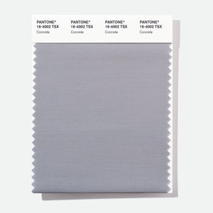 Pantone Polyester Swatch Card 16-4002 TSX Concrete