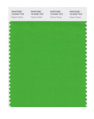 Pantone SMART Color Swatch 16-6340 TCX Classic Green