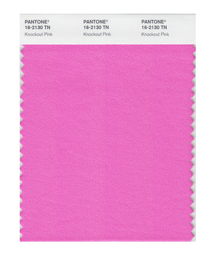 Pantone Nylon Brights Color Swatch 16-2130 TN Knockout Pink