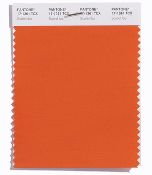 Pantone SMART Color Swatch 17-1361 TCX Scarlet Ibis