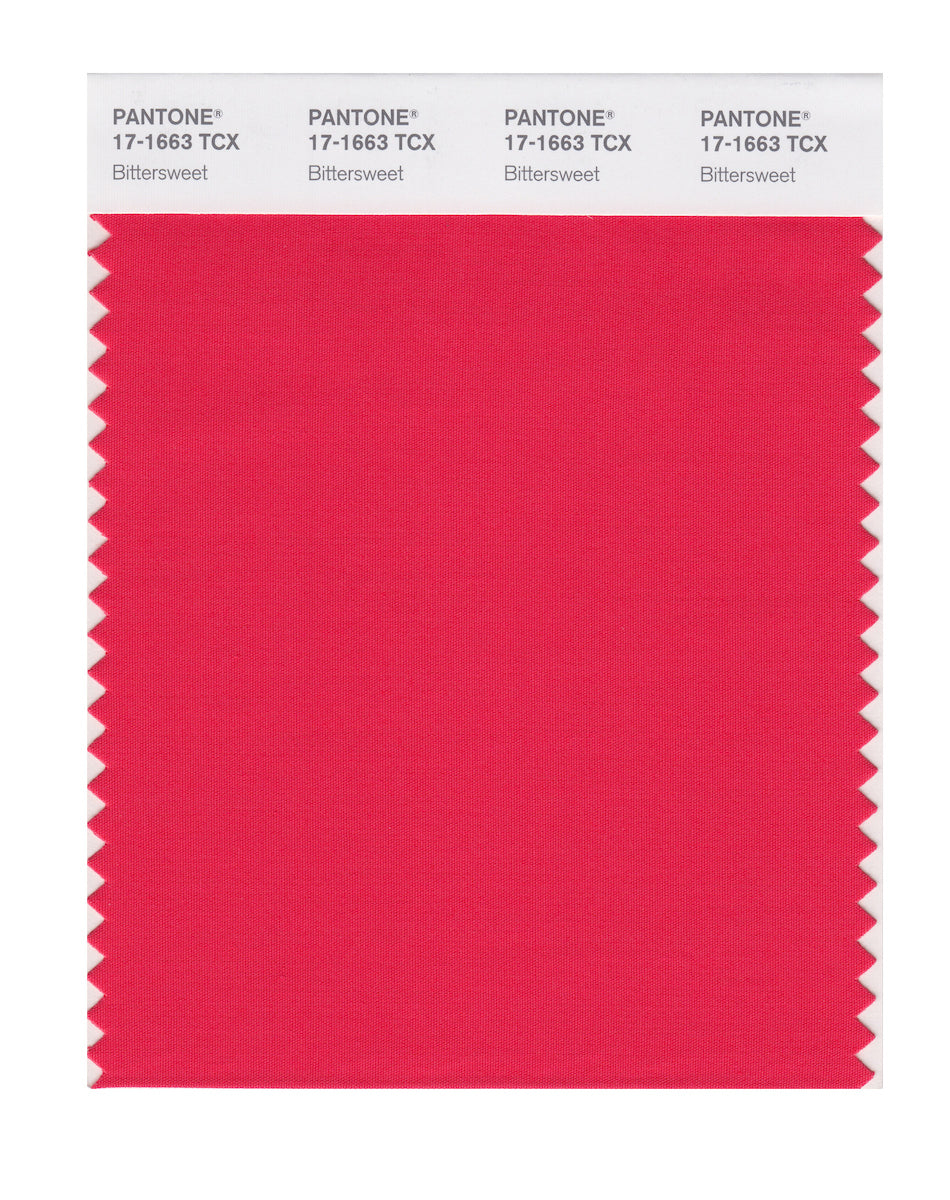 Pantone SMART Color Swatch Card 17-1663 TCX Bittersweet - Columbia Omni ...