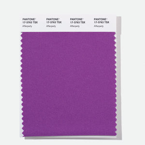 Pantone Polyester Swatch Card 17-3763 TSX Afterparty