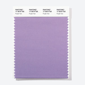 Pantone Polyester Swatch Card 17-3818 TSX Purple Yam