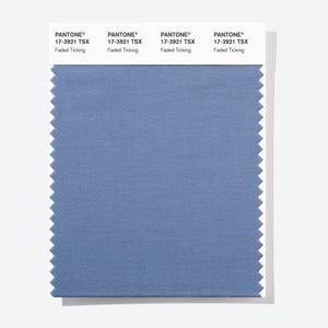 Pantone Polyester Swatch Card 17-3921 TSX Faded Ticking