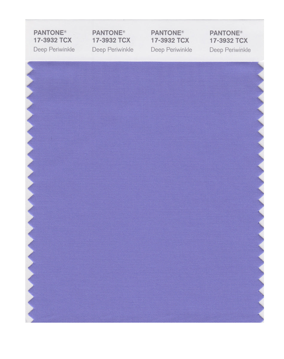 Periwinkle Color Pms Pantone SMART Color Swatch Card 17-3932 TCX Deep Periwinkle - Columbia ...