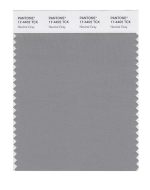 Pantone SMART Color Swatch 17-4402 TCX Neutral Gray