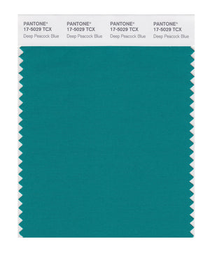 Pantone SMART Color Swatch 17-5029 TCX Deep Peacock Blue
