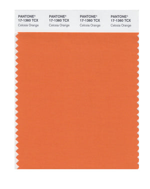 Pantone SMART Color Swatch 17-1360 TCX Celosia Orange