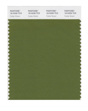 Pantone SMART Color Swatch 18-0328 TCX Cedar Green