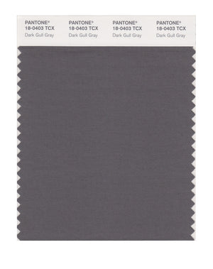 Pantone SMART Color Swatch 18-0403 TCX Dark Gull Gray