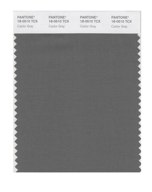 Pantone SMART Color Swatch 18-0510 TCX Castor Gray