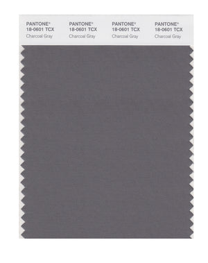 Pantone SMART Color Swatch 18-0601 TCX Charcoal Gray