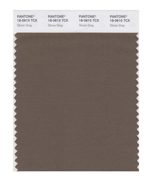 Pantone SMART Color Swatch 18-0615 TCX Stone Gray