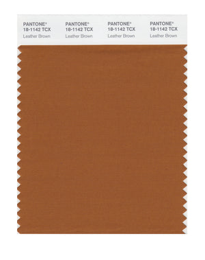Pantone SMART Color Swatch 18-1142 TCX Leather Brown