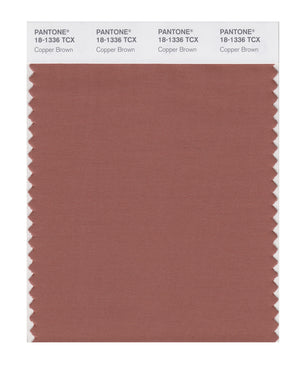Pantone SMART Color Swatch 18-1336 TCX Copper Brown