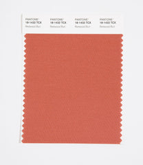 Pantone SMART Color Swatch Card 18-1432 TCX Redwood Burl