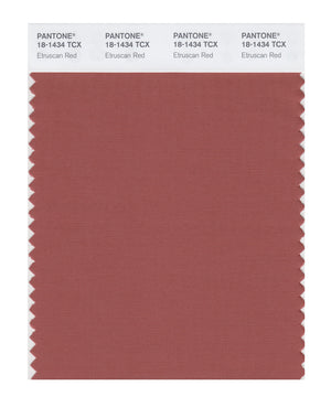 Pantone SMART Color Swatch 18-1434 TCX Etruscan Red