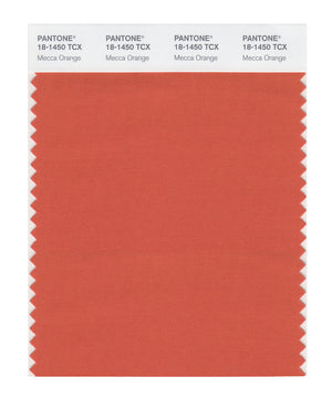 Pantone SMART Color Swatch 18-1450 TCX Mecca Orange