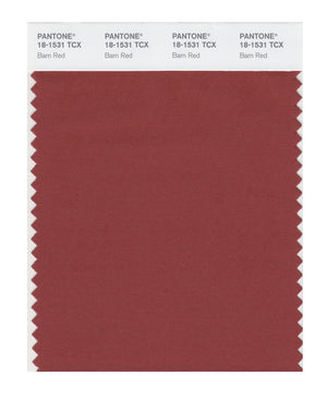 Pantone SMART Color Swatch 18-1531 TCX Barn Red